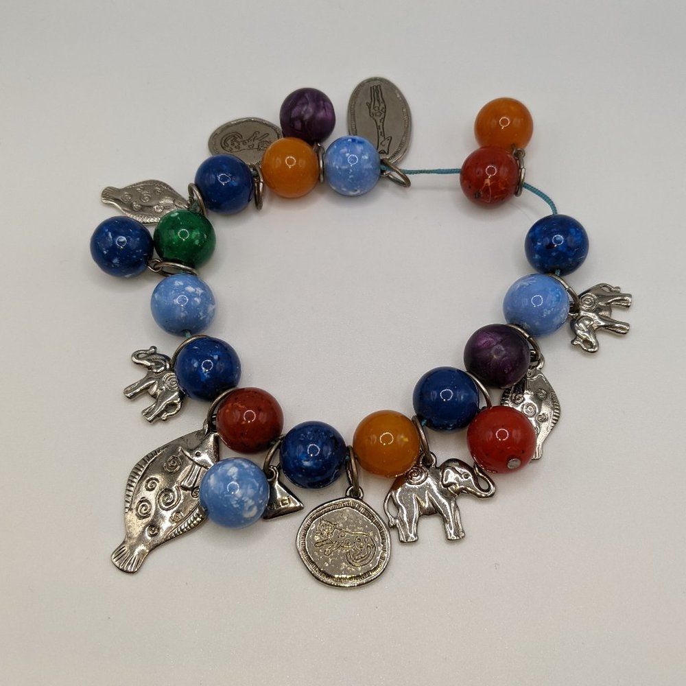 Exotic Charm Bead Bracelet